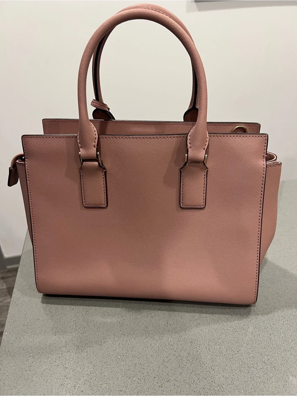 Kate Spade Women's Blush Pink Structured Shoulder Bag